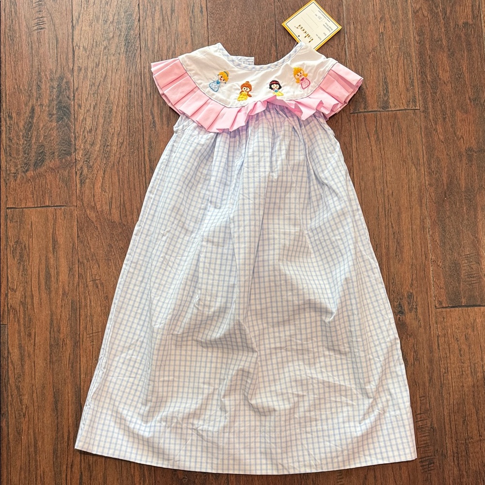 Princess Pink and White Kids Casual Dress